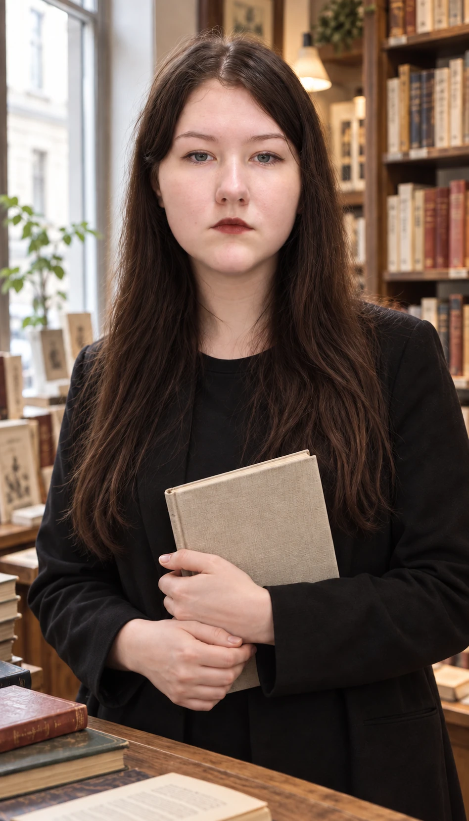 Illustrative bookshop portrait of Iryna Sheptytska